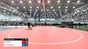 101 lbs Prelims - Aspen Blasko, Midwest Black Mambas Team 1 vs Sara McLaughlin, Doughgirls