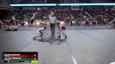 80 lbs Quarterfinal - Dayton Spexarth, Brawlers vs Caleb Barnhart, Wamego