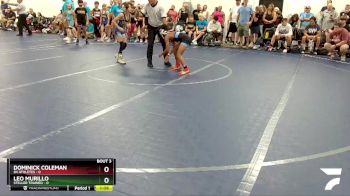 72 lbs Round 1 (8 Team) - Leo Murillo, Steller Trained vs Dominick Coleman, 84 Athletes