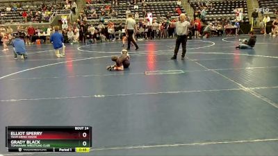 35-40 lbs Quarterfinal - Elliot Sperry, Team Grind House vs Grady Black, Tomahawk Wrestling Club