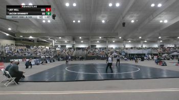 A 120 lbs 1st Place Match - Jacob Stinnett, Upperman High School vs Jay Hill, Station Camp High School