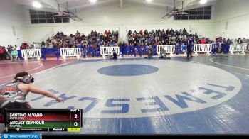 126 lbs Cons. Round 5 - Santino Alvaro, Santa Ynez vs August Seymour, Mariposa