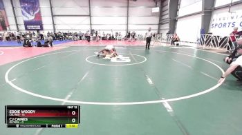 84 lbs Rd# 2 10:30am Friday - Eddie Woody, Cali Red vs Cj Caines, Olympia