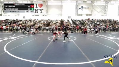 70 lbs Champ. Round 1 - Jj Carbone, Savage Wrestling Club vs Rhett Nichols, Gouverneur Wrestling Club