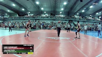 115 lbs Cons. Round 2 - Colton Flick, Victory Wrestling-AAA vs Jake Swinehart, Nevada Tiger Pit Wrestling Club-AAA