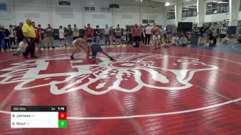 160-C lbs Consi Of 4 - Braxton Johnson, WV vs Kamden Stout, OH