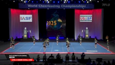 East Celebrity Elite Central - NEON [2025 L6 Senior XSmall Coed Semis] 2025 The Cheerleading Worlds