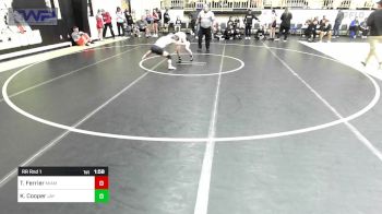 100 lbs Rr Rnd 1 - Taylee Ferrier, Miami vs Keegan Cooper, Jay High School