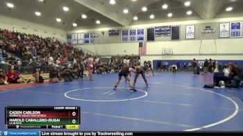 170 lbs Champ. Round 1 - Caden Carlson, Murrieta Valley High School vs Harold Caballero-rugama, La Quinta