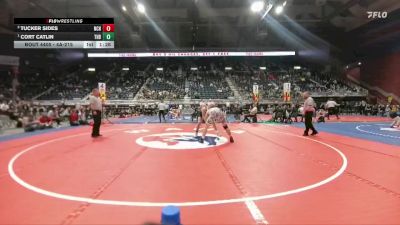 4A-215 lbs 1st Place Match - Cort Catlin, Thunder Basin vs Tucker Sides, Natrona County