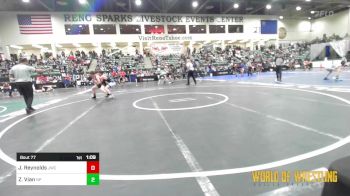 135 lbs Round Of 64 - Justus Reynolds, JWC vs Zack Vian, New Plymouth