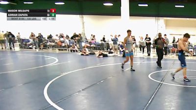 132 lbs Consi Of 64 #1 - Mason Milsaps, TX vs Adrian Zapata, GA