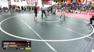 113 lbs Cons. Round 3 - Vincent Hanna, Oak Hills vs Deven Anderson, Downey B