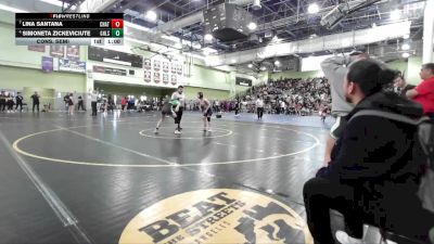 120 lbs Cons. Semi - Simoneta Zickeviciute, GRANADA HILLS vs Lina Santana, CHATSWORTH