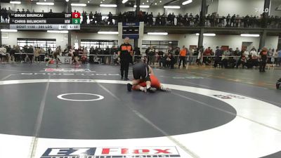 285 lbs Quarterfinal - Binak Bruncaj, Tappan Zee vs Chris Belmonte, New Hartford-sv-up