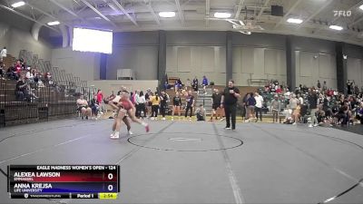 124 lbs Quarterfinal - Anna Krejsa, Life University vs Alexea Lawson, Emmanuel