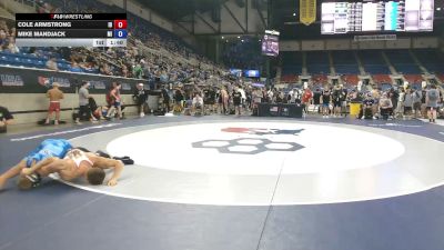 132 lbs Cons. Rd Of 64 - Cole Armstrong, Idaho vs Mike Mandjack, Michigan