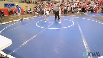 43-51 lbs Quarterfinal - Mackenzie Pacheco, Prairie Grove Youth Wrestling vs Masyn Rumsey, Pawhuska Elks Takedown