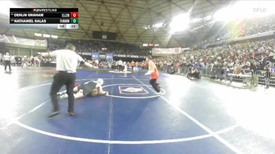 Boys 2A 215 lbs Cons. Round 2 - Deklin Graham, Ellensburg vs Nathaniel Salas, Tumwater