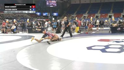 157 lbs Cons. Sub-rd Of 16 - Noah Aubert, Pennsylvania vs Hayden Smith, North Carolina