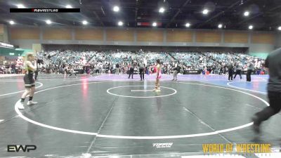 76 lbs 5th Place - Isabel Sanchez, Damaged Ear Wrestling Club vs Whitnee Stanhope, USA Gold