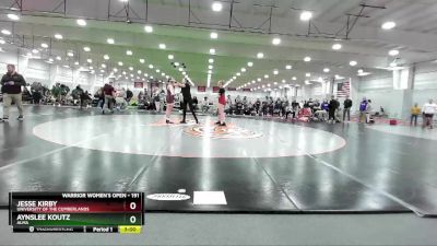 191 lbs Round 1 - Jesse Kirby, University Of The Cumberlands vs Aynslee Koutz, Alma