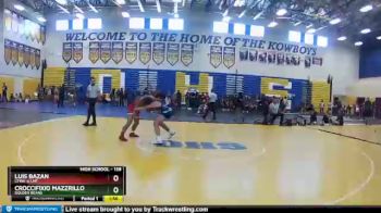 138 lbs Champ. Round 2 - Croccifixio Mazzrillo, Golden Bears vs Luis Bazan, CFWA @ LHP