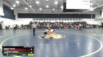 106 lbs Cons. Round 6 - Cadence Harrell, Mayfair vs Aidan Young, Millikan