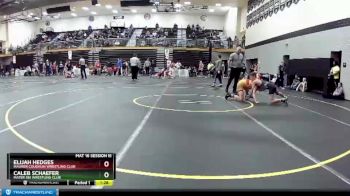 106 lbs Champ. Round 1 - Caleb Schaefer, Mater Dei Wrestling Club vs Elijah Hedges, Maurer Coughlin Wrestling Club