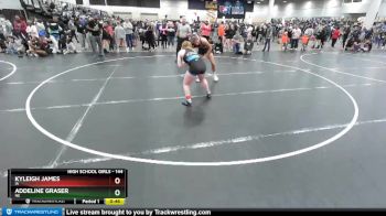 144 lbs Cons. Round 5 - Kyleigh James, IA vs Addeline Graser, NE