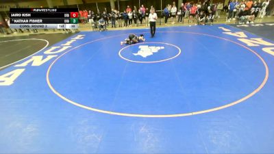 113 lbs Cons. Round 3 - Nathan Fisher, Unattached vs Jairo Kish, Unattached
