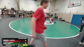 138A 1st Place Match - Chris Barrett, Natrona County vs Wendell Hunolt, Evanston