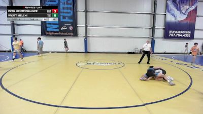 85 lbs Rr Rnd 3 - Evan Lichtenwalner, Grit Mat Club Blue vs Wyatt Melchi, The Fort Hammers