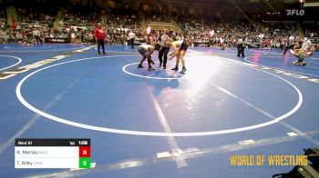 160 lbs Round Of 16 - Remington Merlau, Maize vs Tyrus Alley, Lebanon, MO