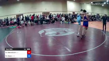 97 kg Consolation - Nathan Wemstrom, Izzy Style Wrestling vs Nathan Glass, Silver State Wrestling Academy