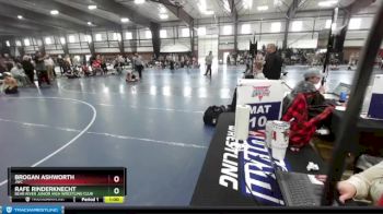 45 lbs Quarterfinal - Brogan Ashworth, JWC vs Rafe Rinderknecht, Bear River Junior High Wrestling Club