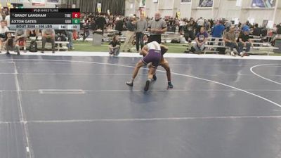 106 lbs Cons. Rd Of 16 - Grady Langham, Threestyle vs Axton Gates, GI Grapplers