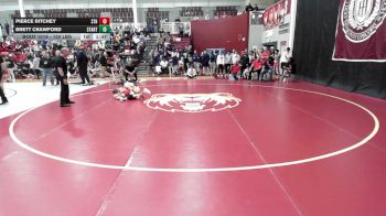 120 lbs Quarterfinal - Pierce Ritchey, St. Thomas vs Brett Crawford, St. Anthony's