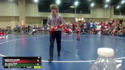 50 lbs Champ Round 1 (16 Team) - Eli Sullivan, BS Wrestling vs Weston Shore, Patriot WC Blue