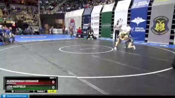 120 lbs Champ. Round 1 - Audrionnah Donahue, Boonville vs Lexi Hatfield, Staley