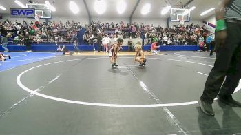 55 lbs Quarterfinal - Jasper Lockett Jr, Cowboy Wrestling Club vs Thomas Garcia, Owasso Takedown Club