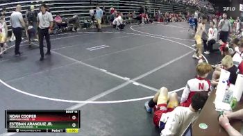 102 lbs Round 5 (6 Team) - Noah Cooper, Nebraska Maize vs Esteban Aranguiz Jr., Kansas Anacondas