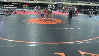 148 lbs Quarterfinal - Avery Baldwin, York vs Esther Hernandez, Gaithersburg