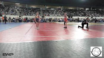 105 lbs Semifinal - Meadow McCray, Pawnee Peewee Wrestling vs Bella Hutcheson, Wagoner