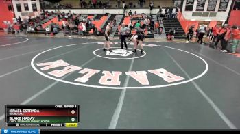 220 lbs Cons. Round 3 - Blake Maday, Carol Stream (GLENBARD NORTH) vs Israel Estrada, ROUND LAKE