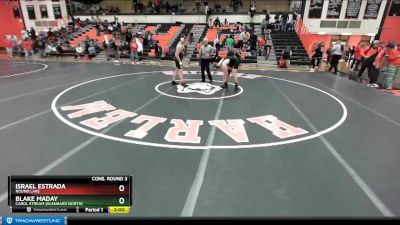 220 lbs Cons. Round 3 - Blake Maday, Carol Stream (GLENBARD NORTH) vs Israel Estrada, ROUND LAKE