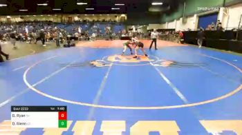 120 lbs Consolation - Damion Ryan, OH vs Derek Glenn, CO