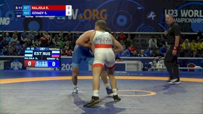 82 kg Repechage #2 - Ranet Kaljola, Est vs Shamil Letkaevitch Ozhaev, Rus