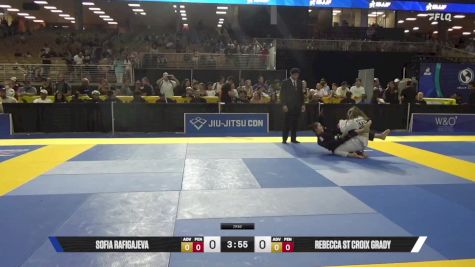 Rebecca St Croix Grady vs Sofia Rafigajeva 2025 Pan Kids Jiu-Jitsu IBJJF Championship