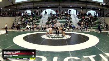 144 lbs 1st Place Match - Declan O`Byrne, Malvern Prep vs Brooklyn Pickett, Mount Saint Joseph